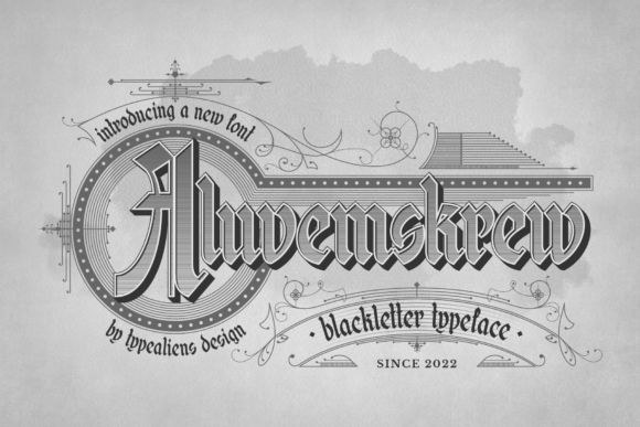 Aluvemskrew: A Clean Blackletter Font Review