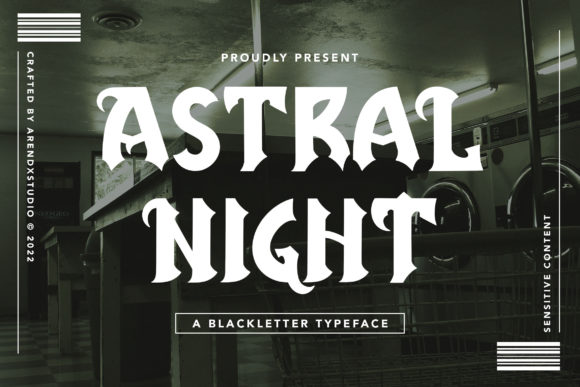 Astral Night: A Gothic Blackletter Typeface Review
