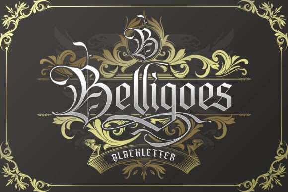 Belligoes: A Bold Blackletter Font for Business