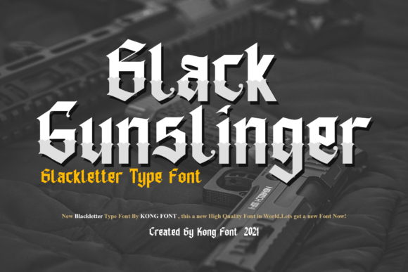 Black Gunslinger: A Bold Freebie Font for Modern Design Projects