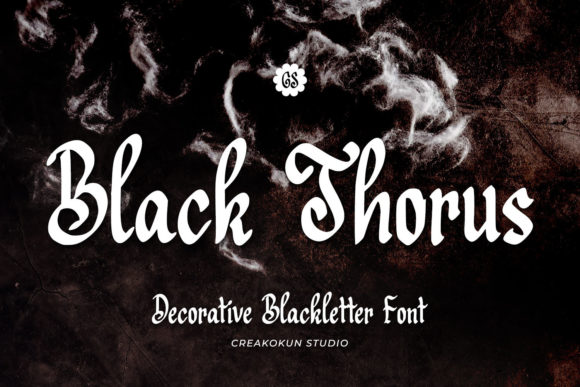 Black Thorus: A Vintage Blackletter Font for Brands
