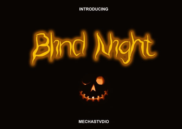 Blind Night: A Gothic Blackletter Font for Modern Branding