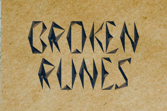 Broken Runes: A Bold Blackletter Font for High-Impact Branding and Campaign Design