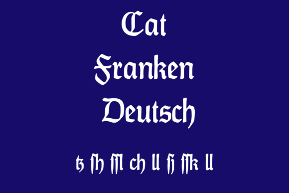 CAT Franken Deutsch: A Gothic-Inspired Font for Editorial Design and Digital Publishing
