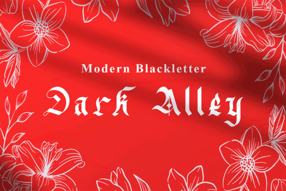 Dark Alley: A Bold Blackletter Font for Business