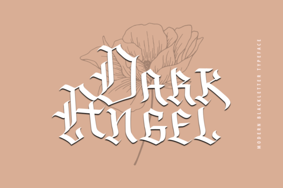 Dark Angel: A Bold Blackletter Font for Business