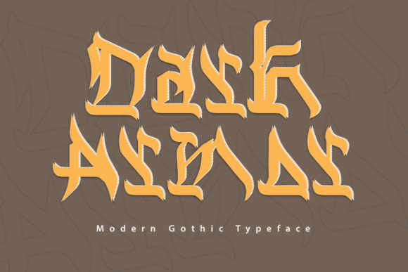 Dark Armor: A Bold Blackletter Font for Brands