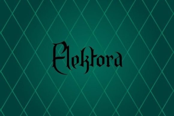Elektora: A Modern Blackletter Font for Branding