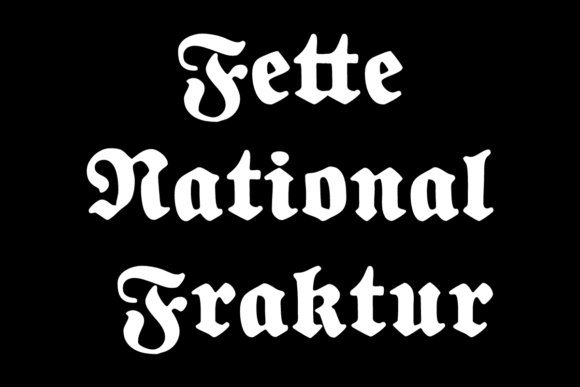 Fette National Fraktur: Gothic Font for Halloween Posts and Seasonal Campaigns