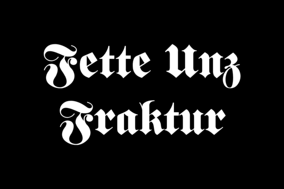 Fette Unz Fraktur: Gothic Font for Bold Branding and Campaign Visuals