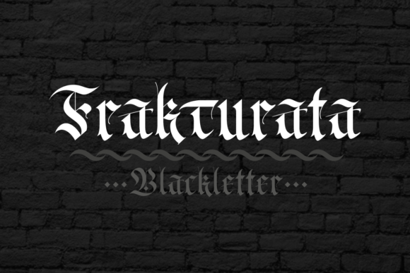Frakturata: A Bold Blackletter Font for Editorial Design