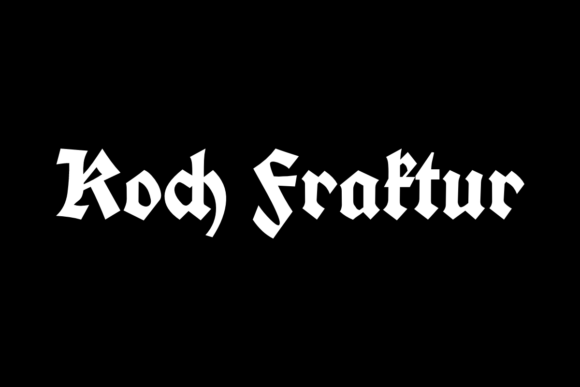 Koch Fraktur Font: Gothic Style for Halloween Crafts & Punk Posters