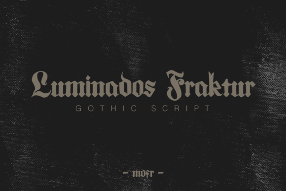 Luminados Fraktur: A Bold Blackletter Font for Elegant Design