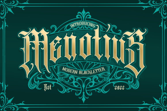 Menotius: A Premium Blackletter Font for Web Design