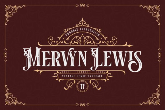 Mervyn Lewis Font: Retro Elegance for Web Design and Digital Branding