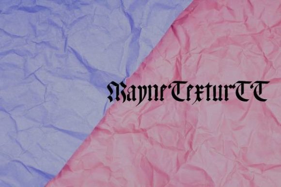 Meyne Textur: A Bold Blackletter Font for Digital Branding and Web Design