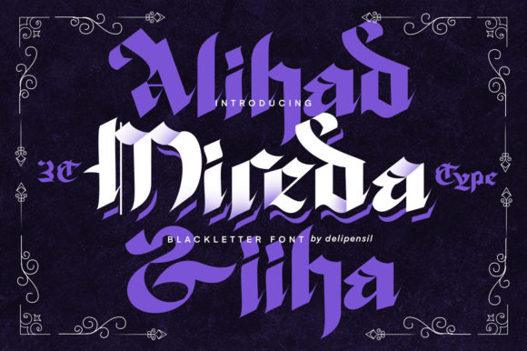Mireda: A Bold Blackletter Font for Web Design