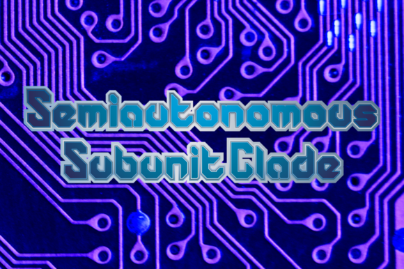 Semiautonomous Subunit Clade Family: A Bold Display Font for Makers and Digital Designers