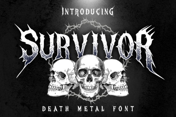 Survivor: A Bold Blackletter Font for Brand Identity