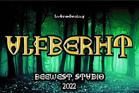 Ulfberht: A Bold Blackletter Font for Mythic Brand Identities